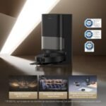 DREAME L40s Pro Ultra Robot Aspirateur, 19 000 Pa, Brosse Double HyperStream, Franchit 4 cm, Brosse latérale extensible et relevable, Nettoyage à la serpillière à l’eau chaude à 75°C,Auto-nettoyant3.0 – Image 2