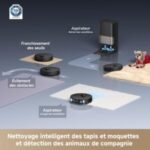 DREAME L40s Pro Ultra Robot Aspirateur, 19 000 Pa, Brosse Double HyperStream, Franchit 4 cm, Brosse latérale extensible et relevable, Nettoyage à la serpillière à l’eau chaude à 75°C,Auto-nettoyant3.0 – Image 5