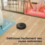 Vexilar Robot Aspirateur Laveur 5000Pa,Cleanova W11 Aspirateur avec Vidange Automatique Poussière,Navigation LiDAR avec Cartographie,180min,Connecté par Alexa/APP,Idéal pour Tapis Poils d’animaux – Image 5