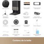 DREAME L40s Pro Ultra Robot Aspirateur, 19 000 Pa, Brosse Double HyperStream, Franchit 4 cm, Brosse latérale extensible et relevable, Nettoyage à la serpillière à l’eau chaude à 75°C,Auto-nettoyant3.0 – Image 11