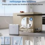 ECOVACS WINBOT W2 Pro Omni Robot Nettoyeur de vitres avec Station Multifonction, se Recharge Pendant Le Fonctionnement, buse à Triple Embout, système de Protection à 12 Niveaux – Image 3