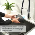 iRobot Roomba Combo j5+ (j5576) – Robot Aspirateur Laveur 2en1 connecté – Autovidage – Brosses Caoutchouc – Fonction Lavage – Cartographie, mémorise, s’adapte – Détecte & Evite Les Objets – Image 6