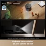 DREAME L40s Pro Ultra Robot Aspirateur, 19 000 Pa, Brosse Double HyperStream, Franchit 4 cm, Brosse latérale extensible et relevable, Nettoyage à la serpillière à l’eau chaude à 75°C,Auto-nettoyant3.0 – Image 10