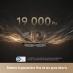 DREAME L40s Pro Ultra Robot Aspirateur, 19 000 Pa, Brosse Double HyperStream, Franchit 4 cm, Brosse latérale extensible et relevable, Nettoyage à la serpillière à l’eau chaude à 75°C,Auto-nettoyant3.0 – Image 3