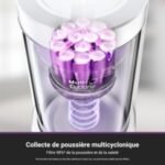 Eureka E20 Plus Robot Aspirateur de 8000 Pa avec Station de Vidange Automatique sans Sac, Robot Aspirateur Laveur Anti Enchevêtrement, Évitement d’obstacles 3D, Autonomie de 180 Minutes, DuoDetect AI – Image 6