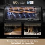 DREAME L40s Pro Ultra Robot Aspirateur, 19 000 Pa, Brosse Double HyperStream, Franchit 4 cm, Brosse latérale extensible et relevable, Nettoyage à la serpillière à l’eau chaude à 75°C,Auto-nettoyant3.0 – Image 4