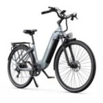 Vélo électrique ONESPORT OT05 PRO – Moteur 250 W, batterie 36 V 22,5 Ah, pneus 28 pouces, freins à disque – Gris – Image 3