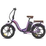 Vélo électrique FAFREES F20+ Pro – Moteur 250 W, batterie 36 V 22,5 Ah, pneus 20 pouces, freins à disque mécaniques – Violet rose