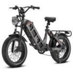 Vélo électrique Juliet noir/vert, moteur 1000 W, batterie 48 V 60 Ah, pneus 20 x 4 pouces, freins hydrauliques Shimano 7 vitesses, usage urbain et tout-terrain. – Image 5