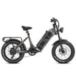 Vélo électrique Juliet noir/vert, moteur 1000 W, batterie 48 V 60 Ah, pneus 20 x 4 pouces, freins hydrauliques Shimano 7 vitesses, usage urbain et tout-terrain. – Image 4