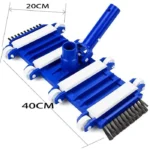 Ahlsen Tête d'aspiration de Spa et de Piscine Flexible avec brosses latérales Tête d'aspirateur de Piscine à Roues Professionnelle – Image 2