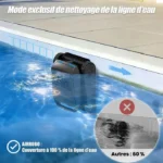 Robot de piscine AIRROBO CP400 Lite, Nettoyage Fond/Parois/Ligne d’Eau, Aspirateur de Piscine sans Fil, Autonomie de 150 min – Image 5