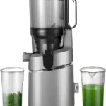 AOBOSI Extracteur de Jus Slow Juicer Ouverture de 110mm Facile à Nettoyer Sans BPA Extracteur Jus pour Fruits et Légumes