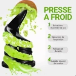 AMZCHEF Extracteur de Jus lent, Ouverture de 135 mm et Capacité de 1.8 L Extracteur de Jus de Fruits et Légumes Entiers, 250 W – Image 3