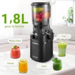 AMZCHEF Extracteur de Jus lent, Ouverture de 135 mm et Capacité de 1.8 L Extracteur de Jus de Fruits et Légumes Entiers, 250 W – Image 2