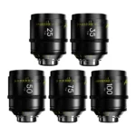 DZOFILM Arles Prime 5-Lens Set Kit de 5 objectifs FF/VV – 25/35/50/75/100 mm – Monture ARRI PL