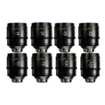DZOFILM Arles Prime 8-Lens Set2 Kit de 8 objectifs FF/VV – 14/21/25/35/50/75/100/135 mm – Monture ARRI PL