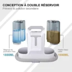 Aspirateur Nettoyeur à eau - MONMECD - K15-AC - 1,8L - 450W - 6 têtes d'aspiration – Image 3