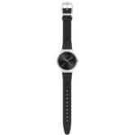 Montre - SWATCH - Black Quilted - Silicone/plastique - 38mm - Femme - Chic