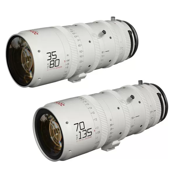 catta-zoom-bundle-35-80mm-70-135mm DZOFILM Catta Zoom Bundle 35-80mm + 70-135mm 2 objectifs 35-80 et 70-135mm T2.9 avec valise (Full Frame | MF | E-Mount) – Image 1