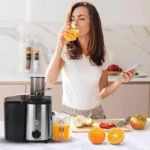 Centrifugeuse Extracteur de Jus - Centrifugeuse fruits et legumes - 450W - 1,2 L et 500 ml - 70 MM Large Bouche - 2 Vitesses – Image 2