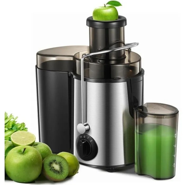 centrifugeuse-extracteur-de-jus-fruits-et-legu Centrifugeuse - Extracteur de Jus - Fruits et Légumes - 3 Vitesses - Design Anti-goutte - FOHERE – Image 1