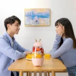 DRE-Presse-agrumes portable, presse-agrumes multifonctionnel pour étudiant électrique à la maison pour l'extraction de jus, blanc – Image 2