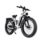 Vélo électrique RZOGUWEX S9, batterie 48 V 25 Ah, moteur 1000 W, pneus 26 pouces, autonomie 40-60 km, charge maximale 200 kg – Noir et blanc – Image 2
