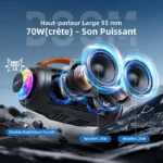 Enceinte Bluetooth ZEALOT P11 50W Portable IPX6 20H Autonomie Stéréo – Image 2