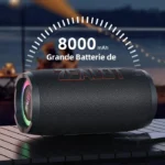 Enceinte Bluetooth ZEALOT S76 Portable 50W avec Lumière LED et Autonomie 30 Heures – Image 3