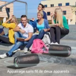 Enceinte Bluetooth ZEALOT S76 Portable 50W avec Lumière LED et Autonomie 30 Heures – Image 6