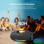 Enceinte Bluetooth ZEALOT S89 250W avec Basses Renforcées et Lumière LED, IPX6, 40H – Image 3