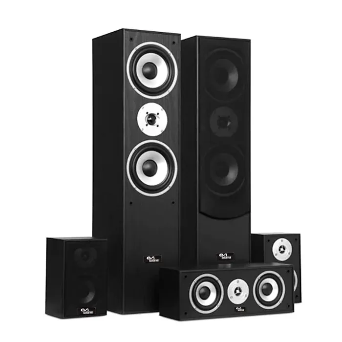 ensemble-hifi-home-cinema-evidence-acoustics-ea8 Ensemble Hifi/Home-Cinéma - Evidence Acoustics EA850-BK - 5 enceintes 850W - Bass Reflex – Image 1
