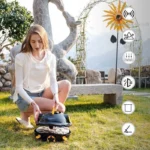 EVERCROSS BOT Y10 Robot Piscine, Robot Piscine sans Fil pour Le Nettoyage des Sols, 100Min & 120m² (Noir) – Image 6