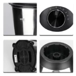 Extracteur de jus - 1.5L/1000W - Extracteur de Jus de Fruits Légumes - Goulotte d'alimentation large - Extraction à grande vitesse – Image 4