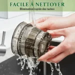 Extracteur de Jus de Fruits Légumes Smoothies, Nettoyage installer Rapide, Grand Bouche 80mm Sans BPA, Rendement en jus de 99 % – Image 3