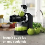 Extracteur de jus - PHILIPS - HR1889/70 - A cheminée XXL - 1L - 150W - Noir – Image 4