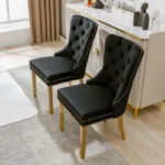 Fauteuils et chaises de salle à manger solides, résistants à la rouille (chaises de cuisine ou chaises de salon)