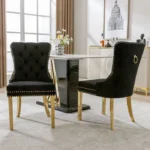 Fauteuils et chaises de salle à manger solides, résistants à la rouille (chaises de cuisine ou chaises de salon) – Image 2