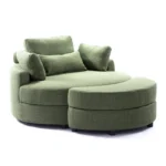 Fauteuil Confortable YHL Voyura Q-MYD-2306-LIGHTGREEN Tissu Avec Coffre De Rangement - Vert Clair