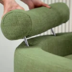 Fauteuil Confortable YHL Voyura Q-MYD-2306-LIGHTGREEN Tissu Avec Coffre De Rangement - Vert Clair – Image 4