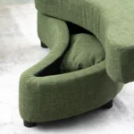 Fauteuil Confortable YHL Voyura Q-MYD-2306-LIGHTGREEN Tissu Avec Coffre De Rangement - Vert Clair – Image 5