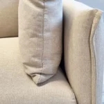 Fauteuil scandinave 1 place beige - Ivar – Image 6