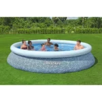 Kit piscine gonflable BESTWAY - Fast Set - 396 x 84 cm - Ronde (Filtre à cartouche, 1 cartouche) – Image 2