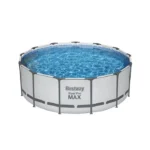Kit Piscine hors sol tubulaire BESTWAY - Steel Pro Max™ - 396 x 122 cm - Ronde + Robot piscine Guppy – Image 2