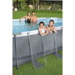 Kit Piscine hors sol tubulaire BESTWAY - Steel Pro MAX™ - 427 x 250 x 100 cm - Ovale + Robot piscine Guppy – Image 6
