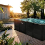 Kit Piscine hors sol tubulaire INTEX - Graphite - 400 x 300 cm - Rectangulaire (Echelle, vannes, filtre, bâche) – Image 2