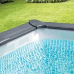 Kit Piscine hors sol tubulaire INTEX - Graphite - 400 x 300 cm - Rectangulaire (Echelle, vannes, filtre, bâche) – Image 6