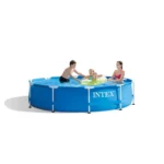 Kit Piscine hors sol tubulaire INTEX - Metal Frame - 305 x 76 cm - Ronde (Livrée avec pompe et cartouche) – Image 3