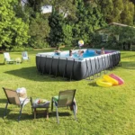 Kit Piscine hors sol tubulaire INTEX - Ultra XTR - 732 x 366 x 132 cm - Rectangulaire (Filtre à sable + accessoires) – Image 3
